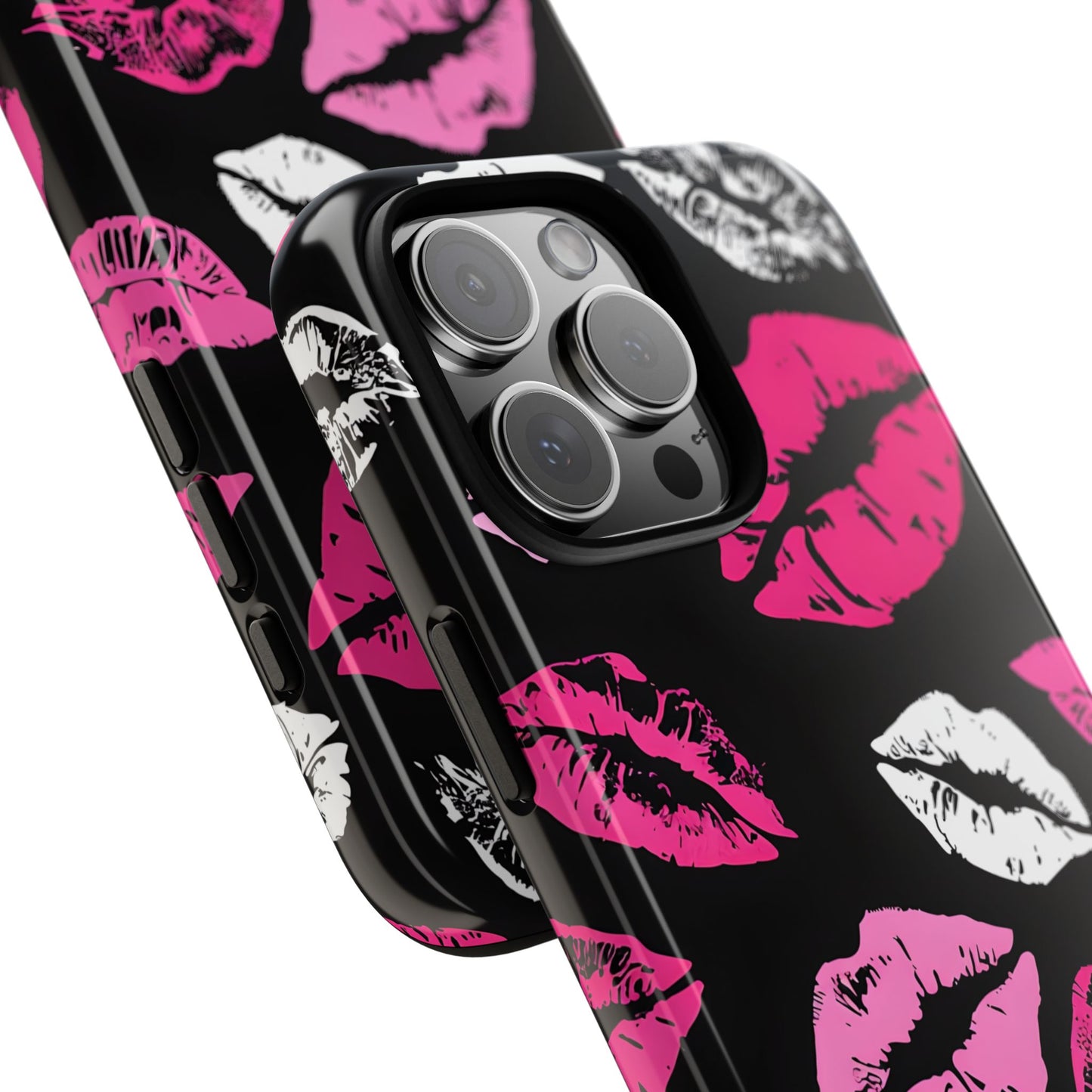 Lips Print iPhone Case - Stylish Tough Phone Cover