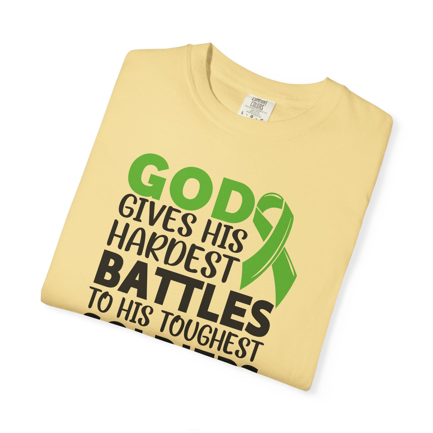 God Gives His Toughest Soldiers T-shirt, Lymphoma Awareness Tee, Unisex Garment-Dyed Shirt, Support Cancer Fighters, Gift for [...]