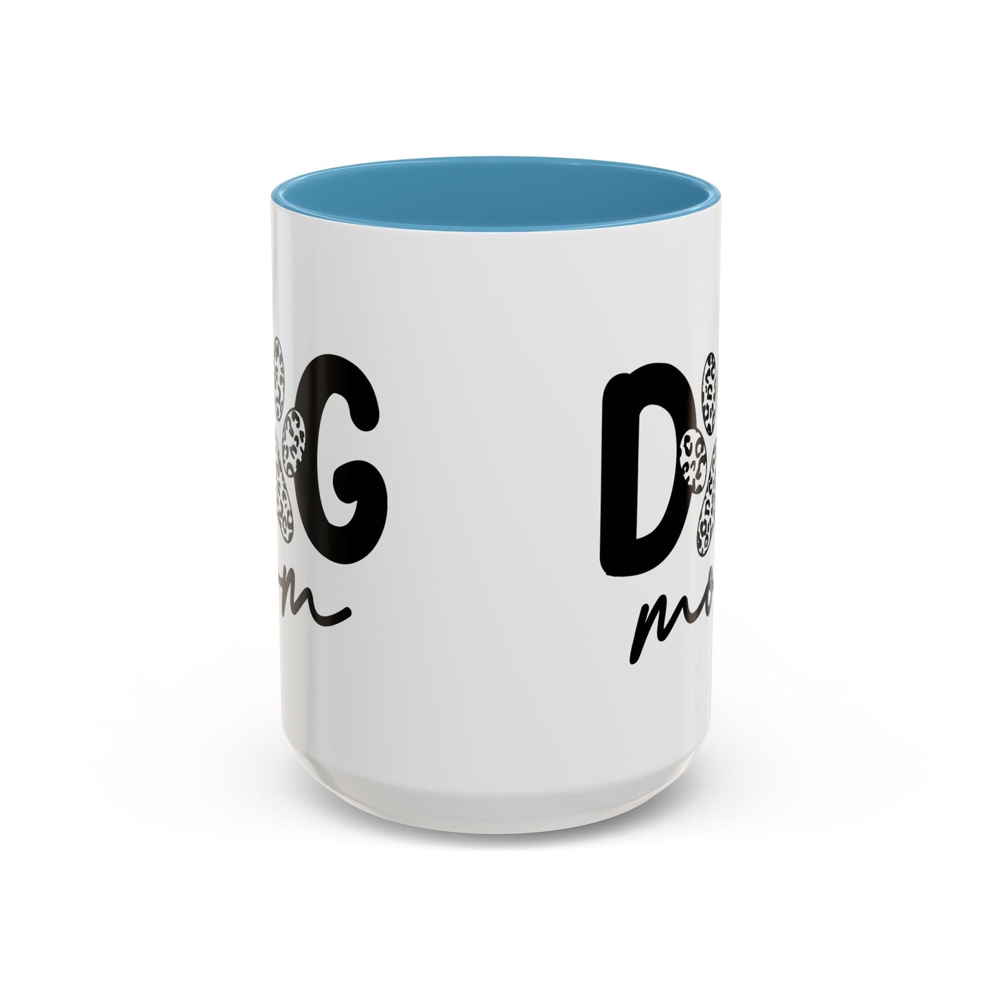 Dog Mom Accent 15oz Coffee Mug - Perfect Gift for Pet Lovers