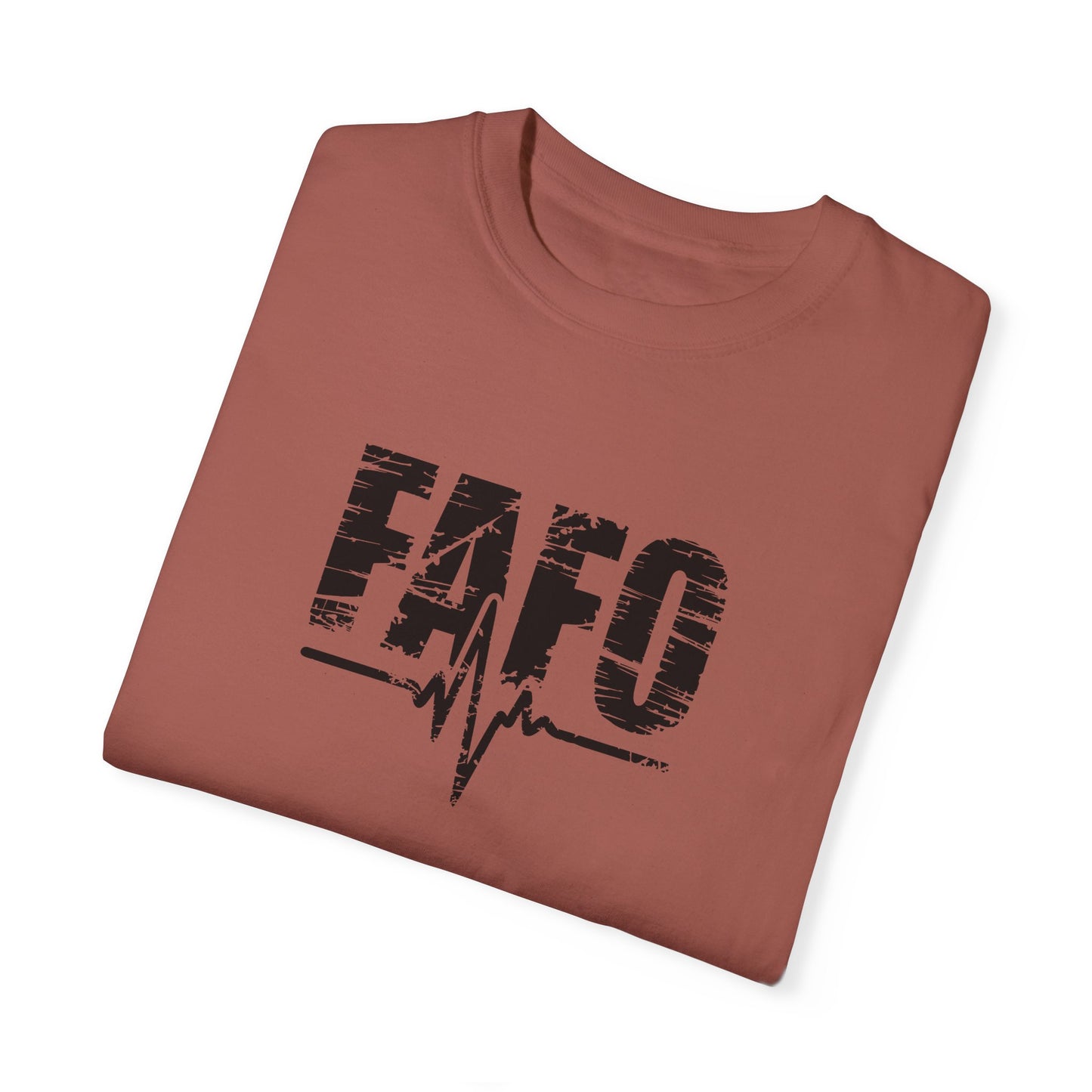 Unisex Garment-Dyed T-Shirt – "FAFO" Graphic Tee for Casual Vibes