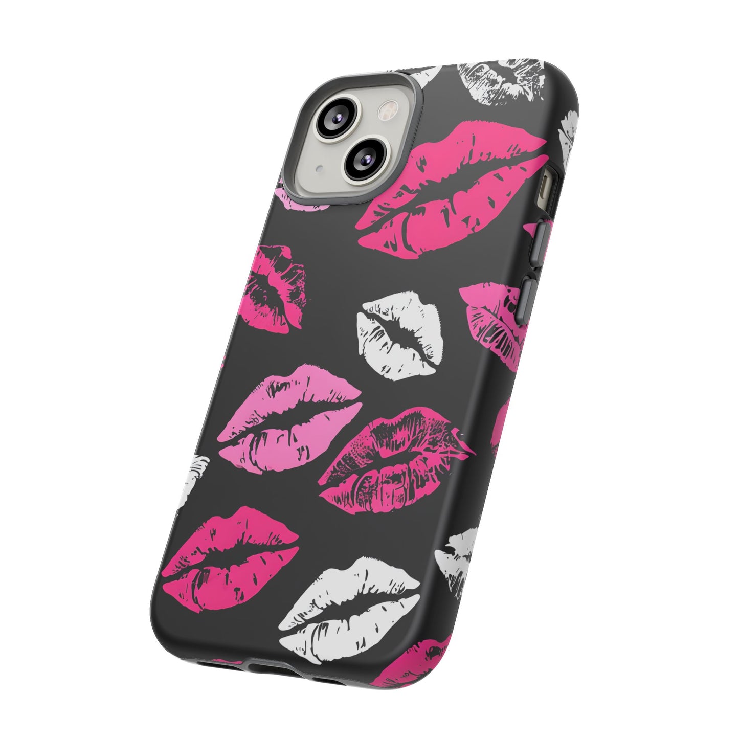 Lips Print iPhone Case - Stylish Tough Phone Cover