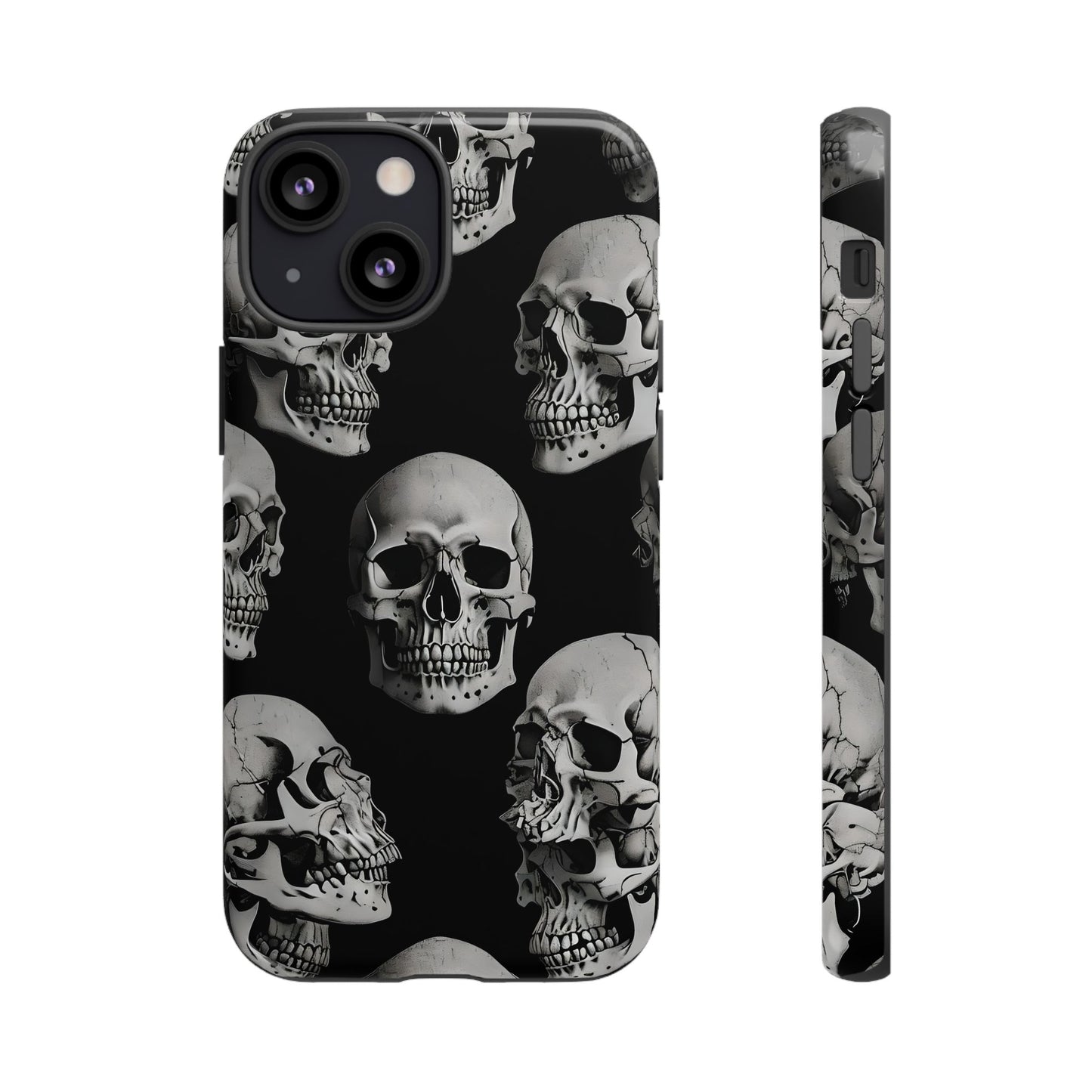 Skull Print Phone Case - Tough Cases for Bold Style