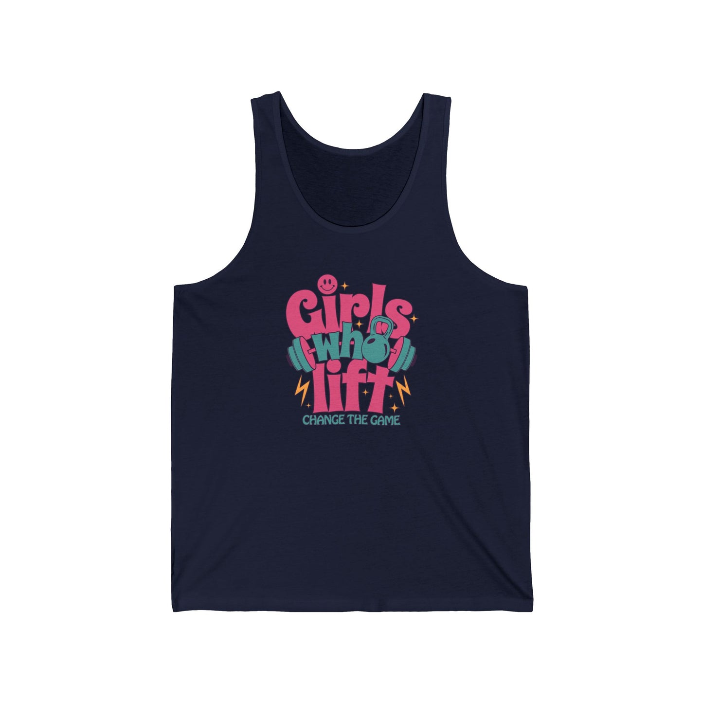 Girls Who Lift Unisex Jersey Tank – Empowerment Workout Top