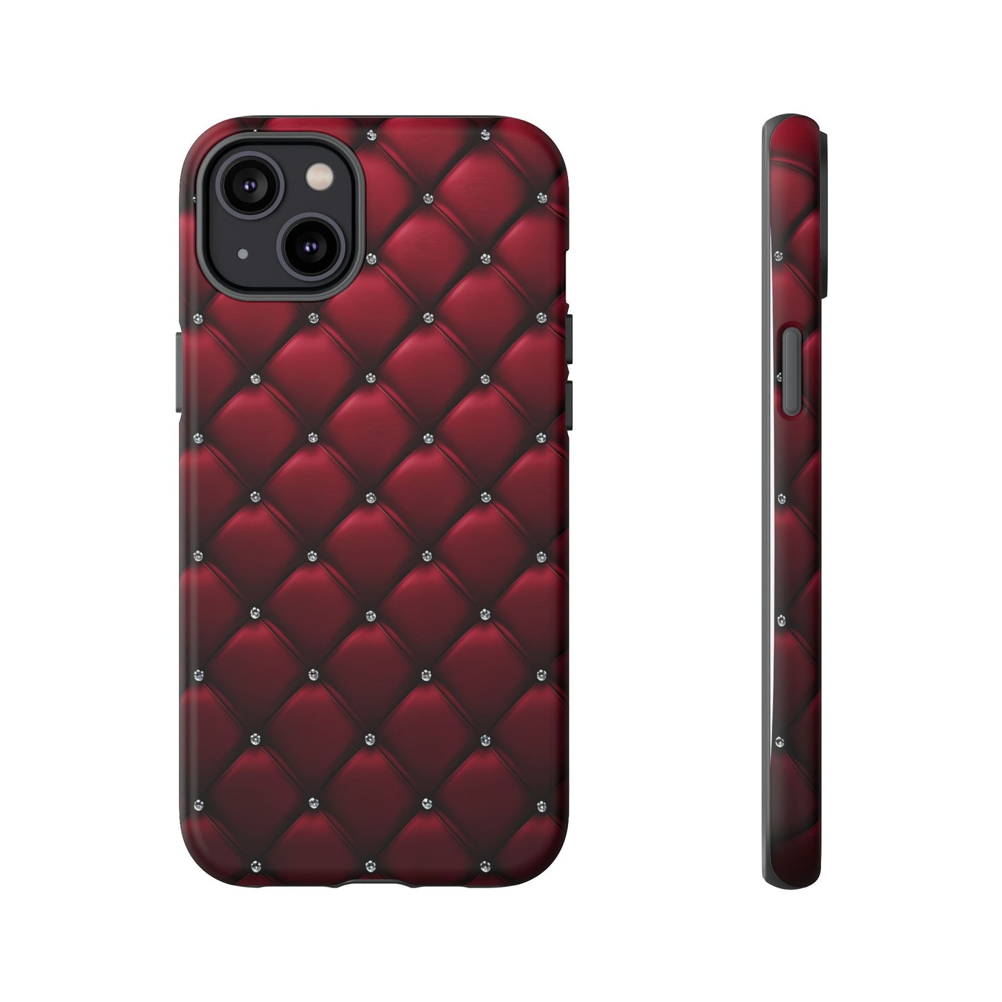 Luxurious Red Leather Phone Case – Stylish Protection for Your Device