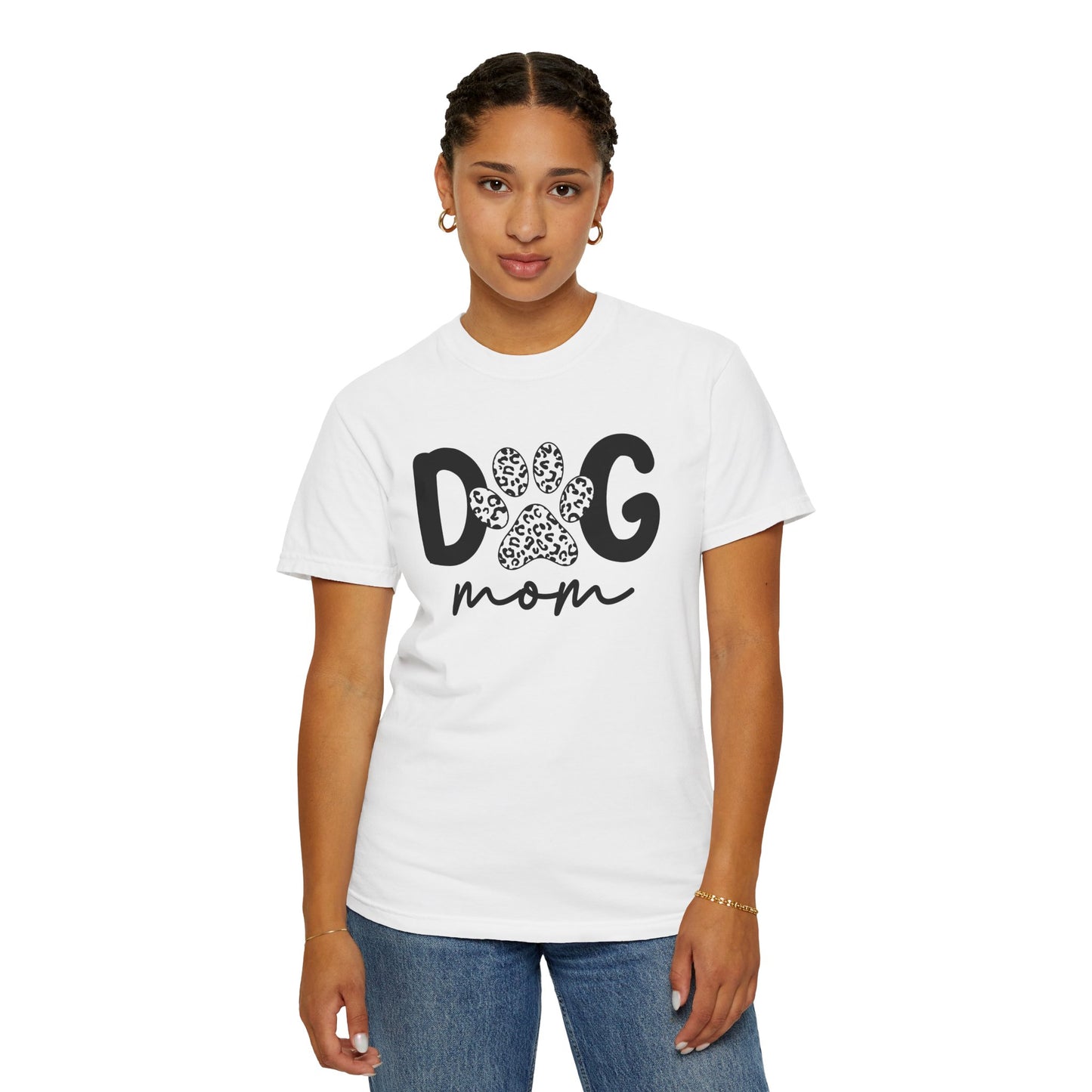 Cute Dog Mom Garment-Dyed T-Shirt | Perfect Gift for Pet Lovers
