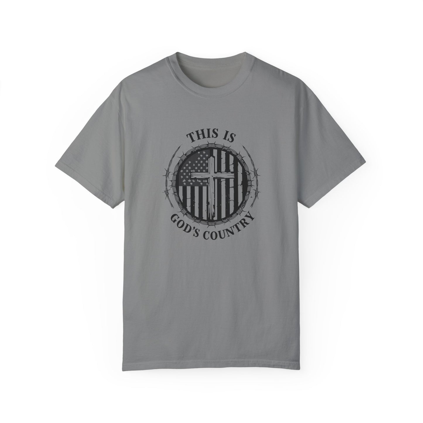 Unisex God’s Country Graphic T-Shirt - Patriotic Design