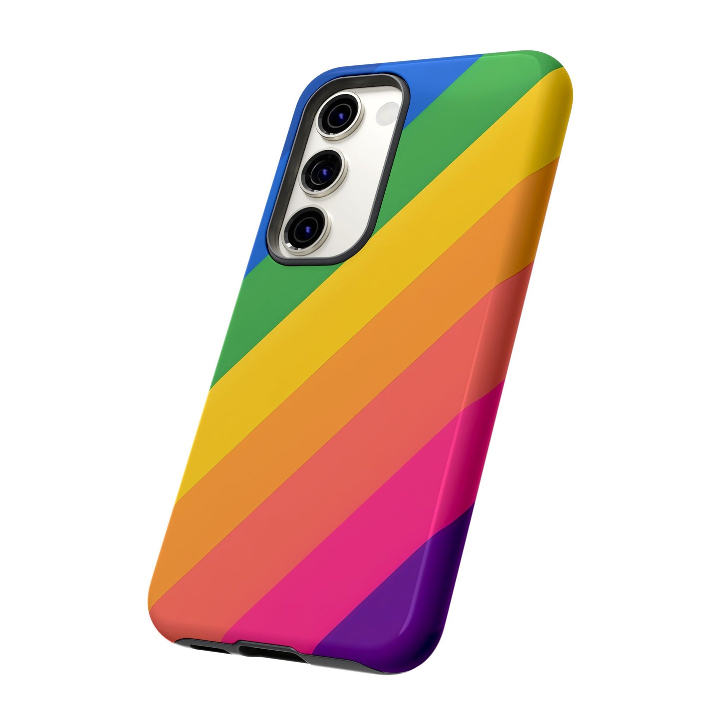 Vibrant Rainbow Phone Case - Tough & Stylish