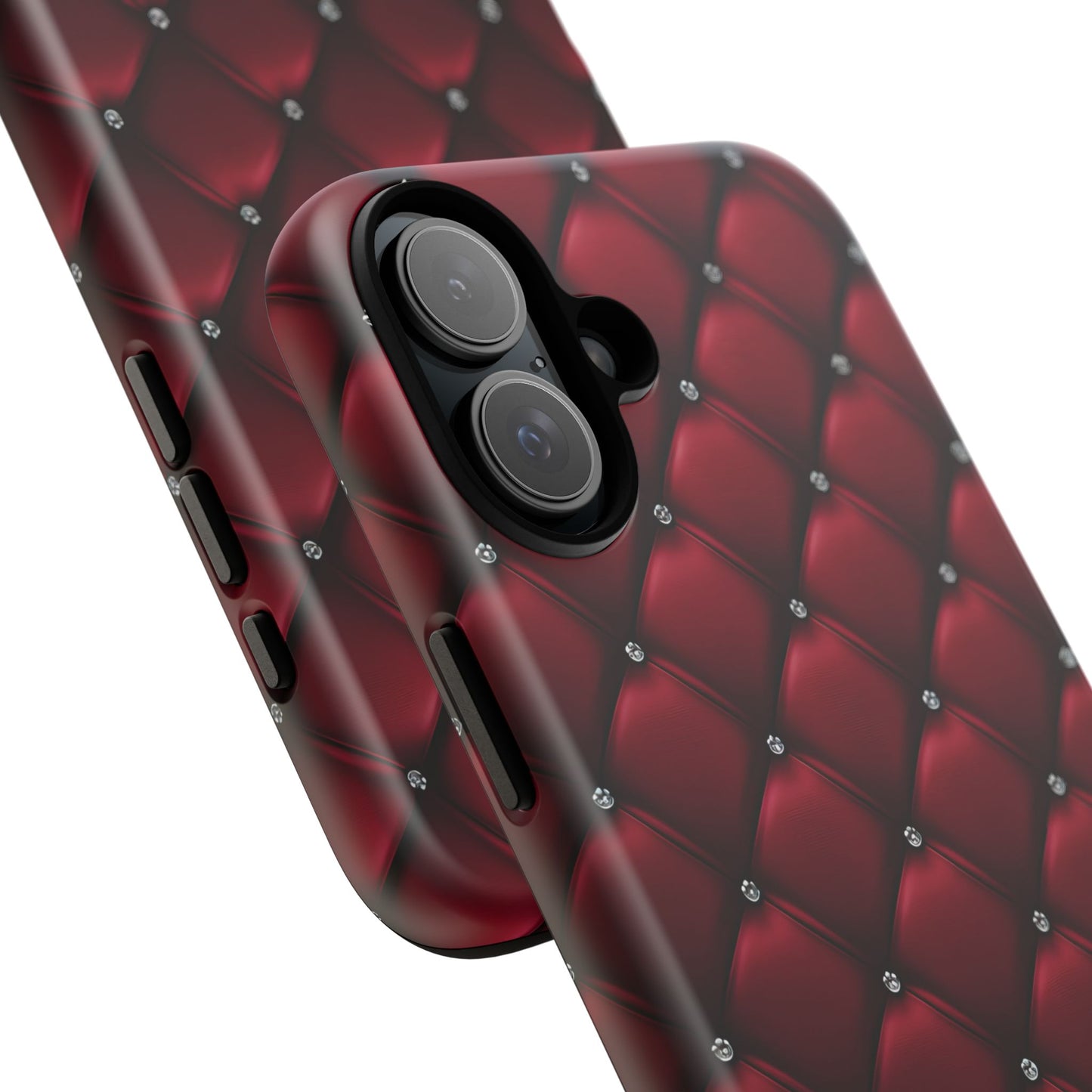 Luxurious Red Leather Phone Case – Stylish Protection for Your Device