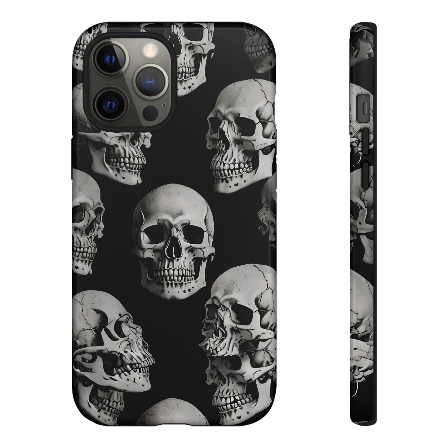 Skull Print Phone Case - Tough Cases for Bold Style