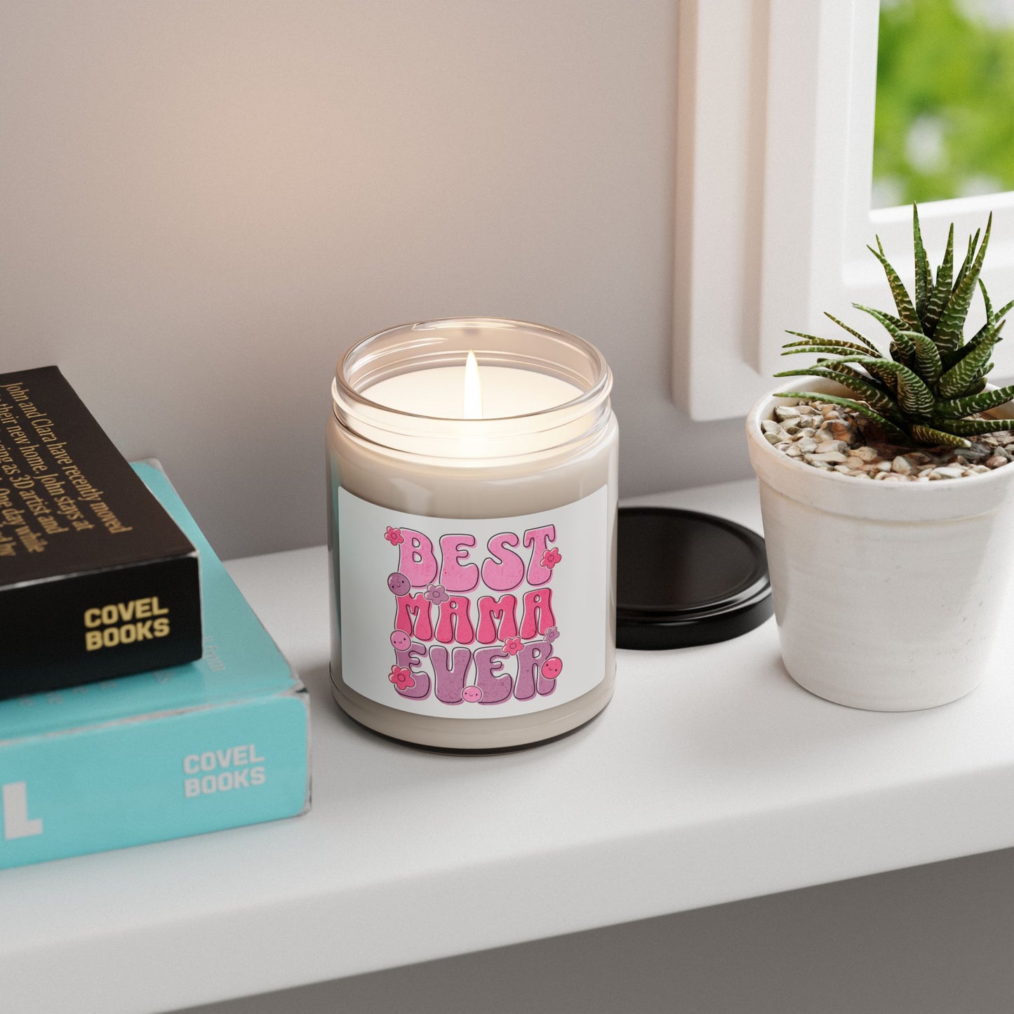 Best Mama Ever Scented Soy Candle - 9oz - Perfect Gift for Mothers Day and Celebrations