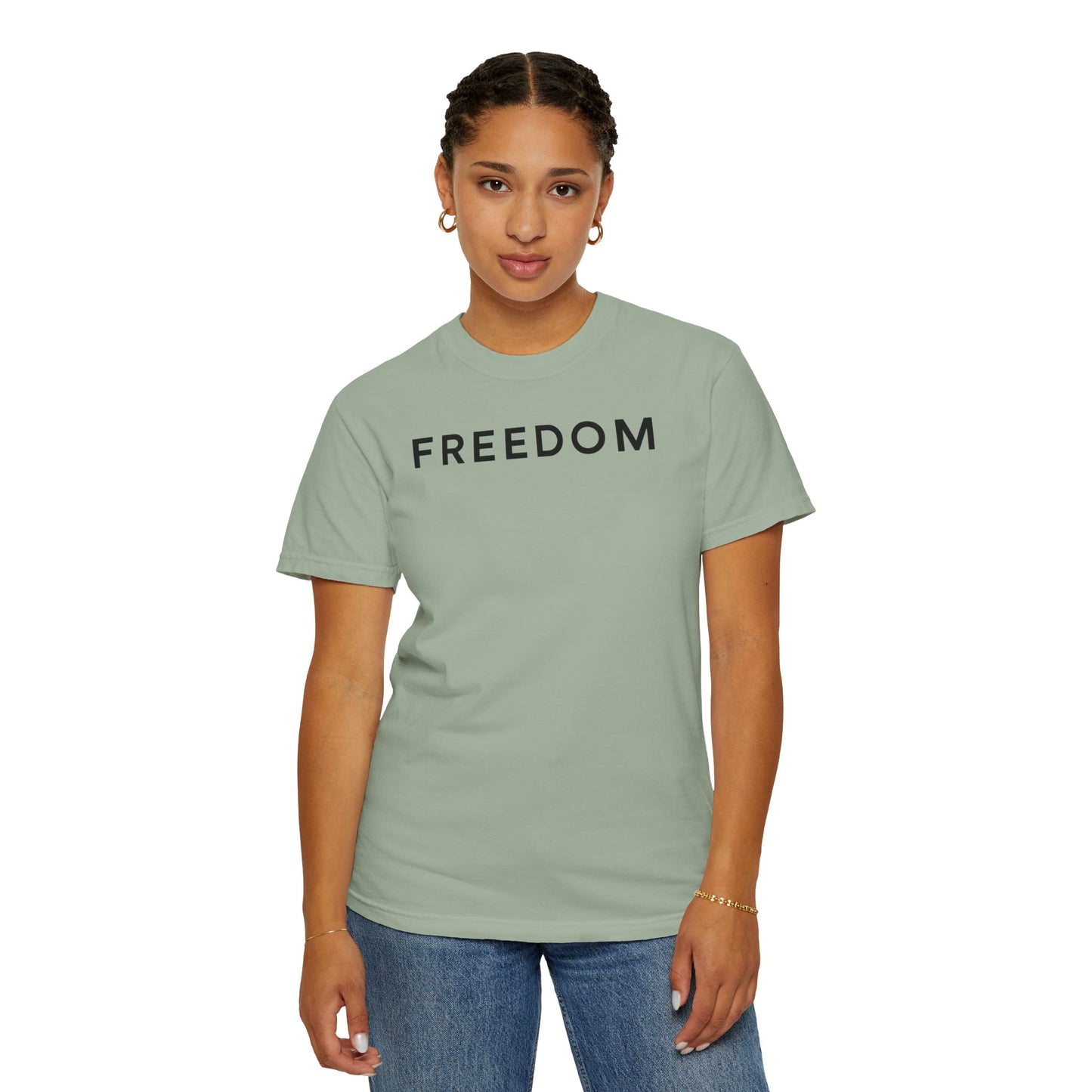 Freedom Statement T-Shirt, Unisex Casual Tee, Gift for Activists, Everyday Wear, Motivational Apparel, Positive Message Shirt