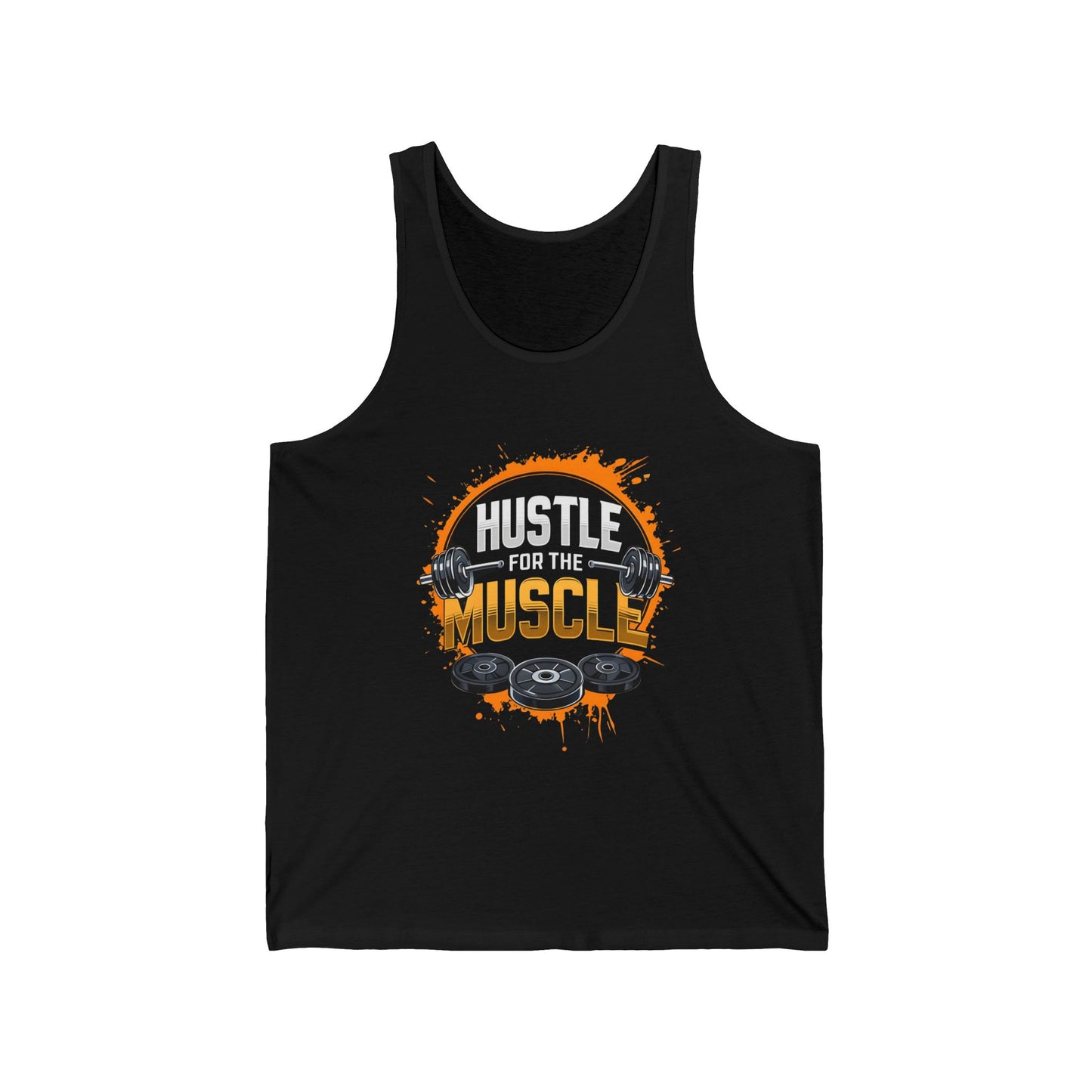 Hustle for the Muscle Unisex Jersey Tank - Fitness Apparel for Gym Enthusiasts