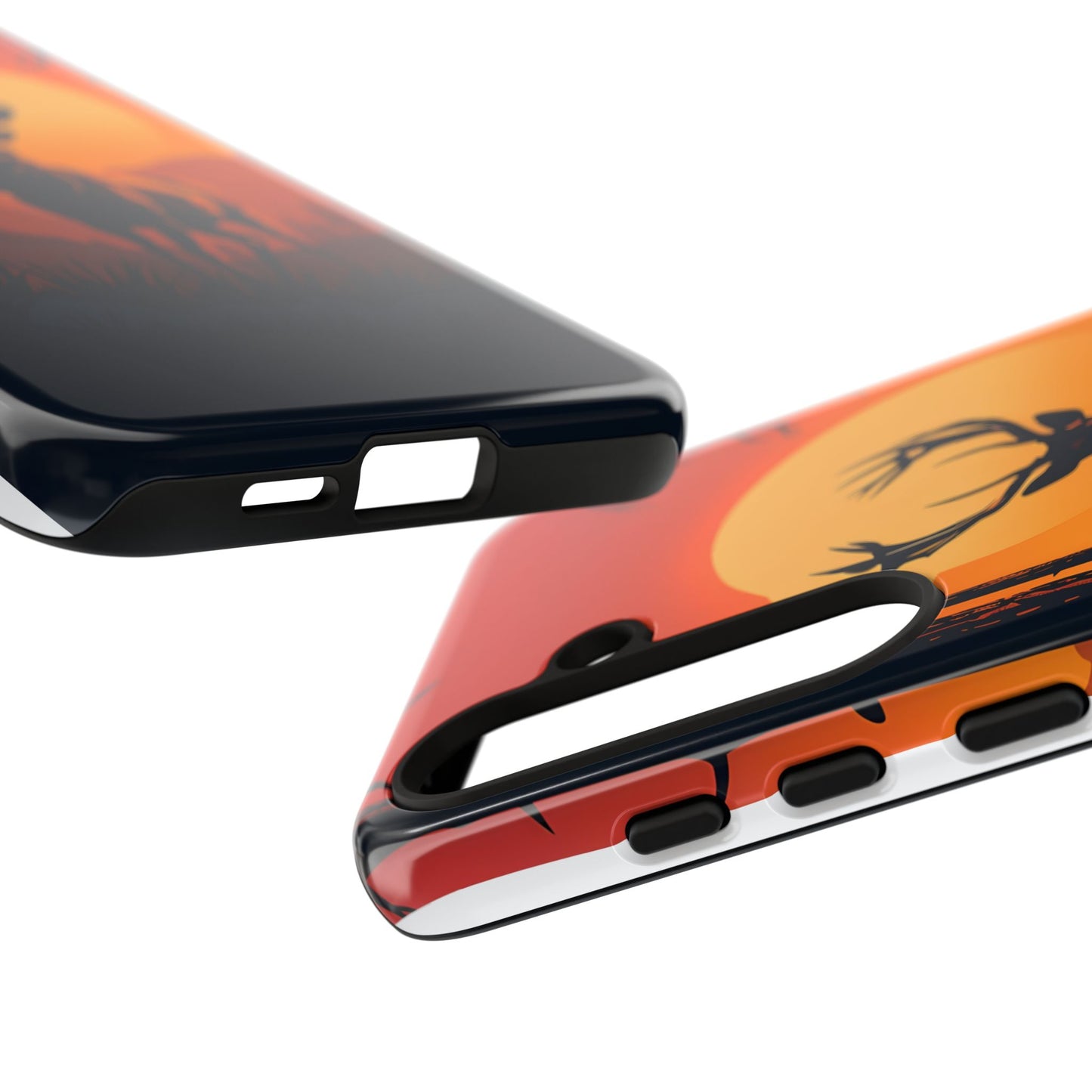 Wildlife Phone Case - Stag and Sunset Design for Nature Lovers