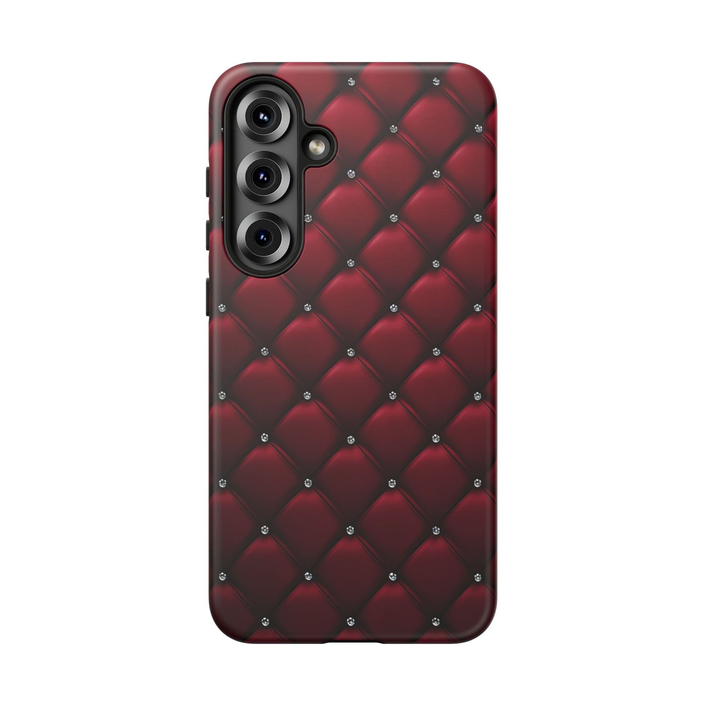 Luxurious Red Leather Phone Case – Stylish Protection for Your Device