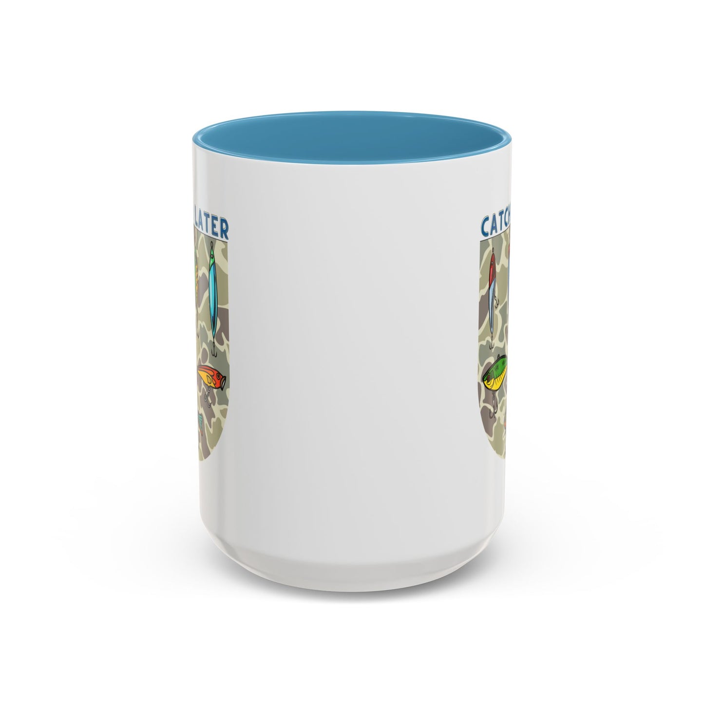 Catch Ya Later Fishing 15oz Mug - Fun Accent Coffee Mug for Anglers