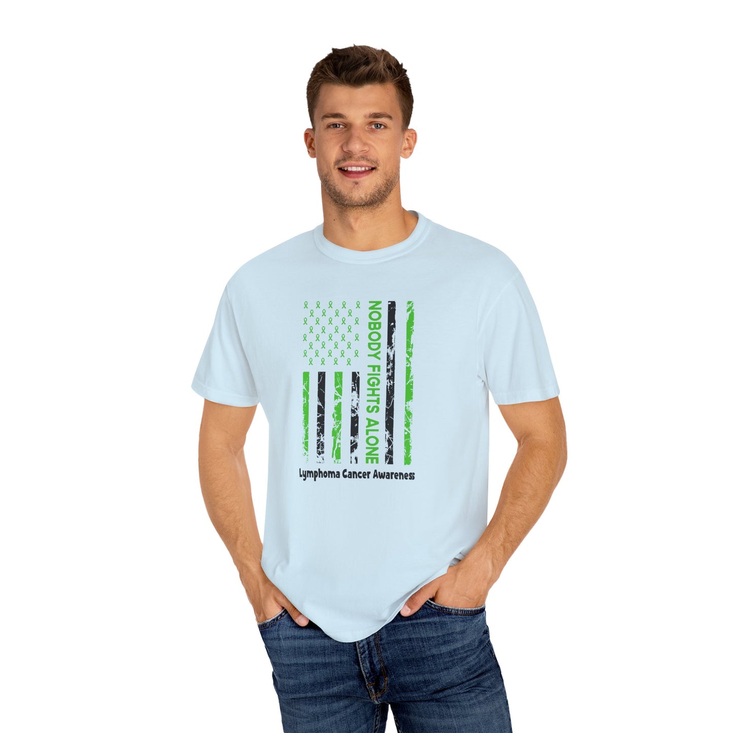 Lymphoma Awareness T-Shirt, Unisex Tee, Cancer Support Shirt, Fight Together Apparel, Inspirational Gift, Everyday Casual Wear