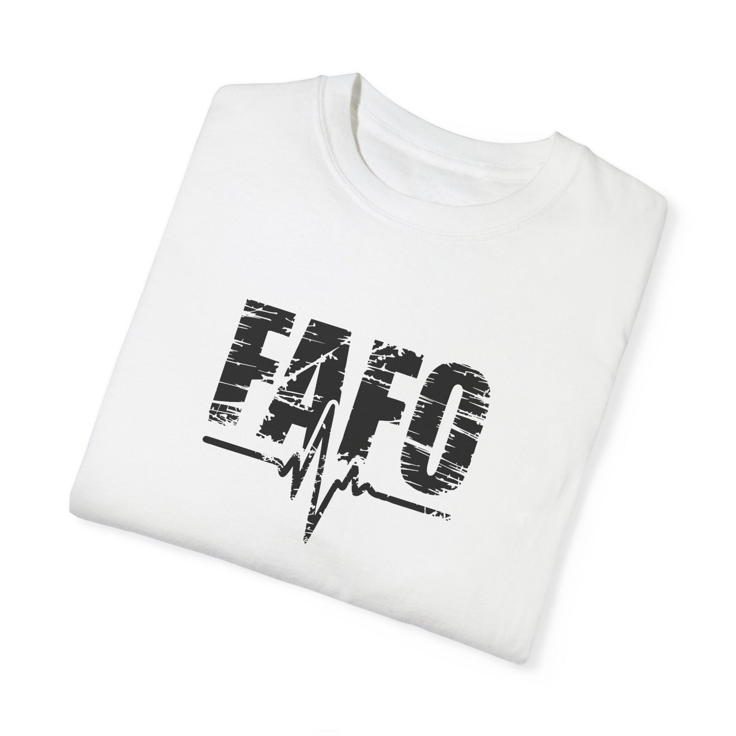Unisex Garment-Dyed T-Shirt – "FAFO" Graphic Tee for Casual Vibes