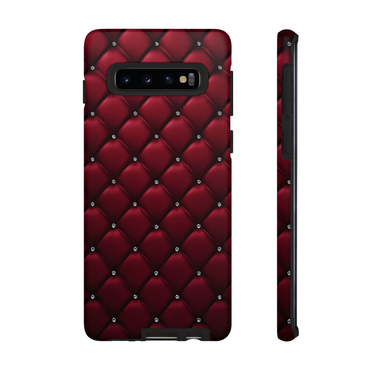 Luxurious Red Leather Phone Case – Stylish Protection for Your Device